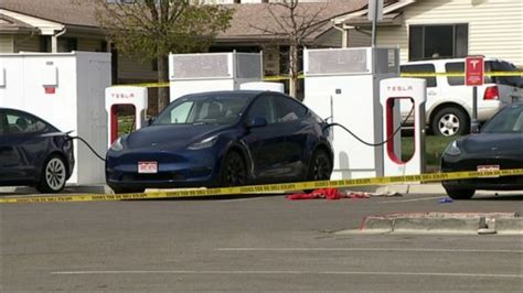 Man killed in shooting at Tesla charging station identified